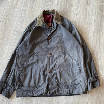 Винтажный J.Crew амбара пальто куртка L мужчин 90-х серый повседневный общего назначения рабочей одежды читать - Изображение 1 из 4
