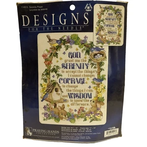 SERENITY ORAR Colección Mano de Oración Kit Punto de Cruz Contado 114913 - Imagen 1 de 10