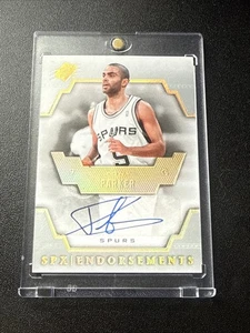 2007-08 Upper Deck SPx Tony Parker Auto Autograph Endorsements - Picture 1 of 2
