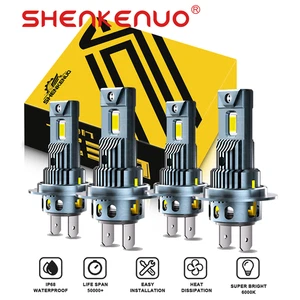 4pcs For Buick Regal Sportback LED Headlight Bulbs H7 H7 High Low Beam Kit White - Picture 1 of 10