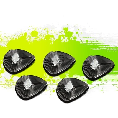 ЧЕРНЫЙ КОРПУС БЕЛЫЙ СВЕТОДИОДНЫЙ КРЫША ГРУЗОВИКА ХОДОВЫЕ ОГНИ НАБОР ДЛЯ 94-98 DODGE RAM BR/BE - Изображение 1 из 4