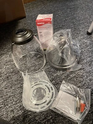 Nuvo Lighting 60/5514 Vtg. Incandescent Light Wall Sconce Cone Clear Glass (CA) - Image 1 of 4