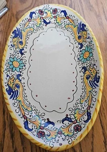 Plato Italia Meridiana Ceramiche pintado a mano - Imagen 1 de 11