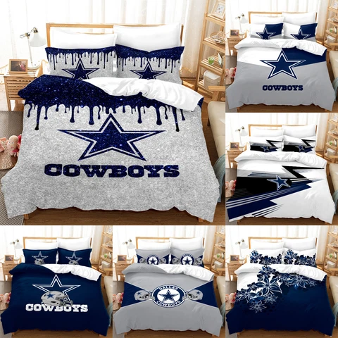 Dallas Cowboys Bedding Set 3PCS Duvet Cover Pillowcase Comforter Cover Gift Cover