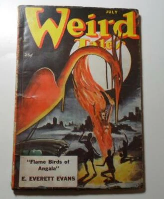 WEIRD TALES JULY 1951 AUGUST DERLETH E EVERETT EVANS MERLE CONSTINER - Image 1 of 4