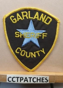 GARLAND COUNTY, ARKANSAS SHERIFF (POLIZEI) SCHULTERAUFNÄHER AR - Bild 1 von 2