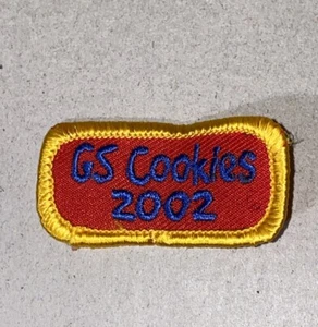 Nuevo parche de galleta Girl Scout de repuesto retirado 2002 - Imagen 1 de 2