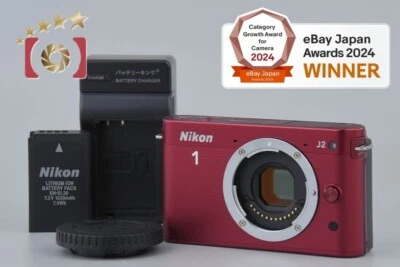 "Shutter count 630" Nikon 1 J2 Red 10.1 MP Digital Camera [Very Good] - Image 1 of 4