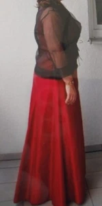LAUREL -Abendkleid-rot-44-Seide-1xgetragen-NP€1300,00 - Bild 1 von 9