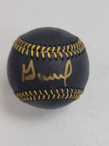 Jose Altuve BLACK & GOLD Signed Autographed OML Baseball GTSM ASTROS 