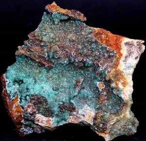 Mediterranean Blue Cuprian Adamite from the World Acclaimed Hilarion Mine - Picture 1 of 10