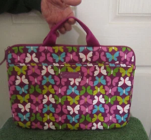 NEU VERA BRADLEY COMPUTERTASCHE LAPTOP SCHMETTERLINGSDRUCK - Bild 1 von 4