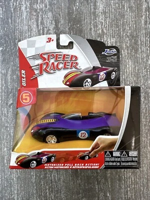 SPEED RACER Snake Oiler motorized Pull Back Die Cast Car JADA rare find NEW NIB - Image 1 of 4