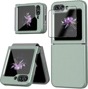 For Samsung Galaxy Z Flip 6 Case with Screen Protector Non-Slip Silicone Cover - Picture 1 of 7