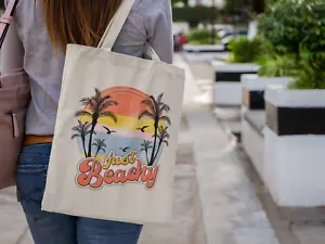 Bolso de Mano de Verano Ecológico Bolso de Mano Solo Playa Bolso de Playa NUEVO - Imagen 1 de 3