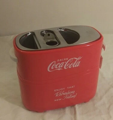 Nostalgia Coca Cola HDT600COKE Pop-Up Hot Dog Toaster TESTED *GUC* - Image 1 of 4