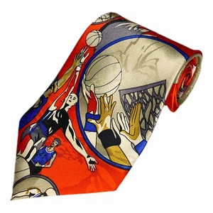DiModa Basketball Herren Krawatte Vintage Poly 3,75" breit NBA Italien New York - Bild 1 von 6