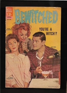 RARE 1965 #1 ISSUE BEWITCHED ORIGINAL & COMPLETE DELL COMIC BOOK - Picture 1 of 19