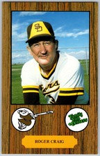 1978 Family Fun Centers San Diego Padres Roger Craig #7 NM or Better