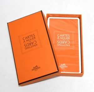 Hermes Scarf Accessory Knotting Cards No. 3 Tying How To Sealed - Picture 1 of 4