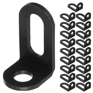 20 pcs Furniture Angle Brackets Metal Brackets Small Shelf Bracket - Picture 1 of 8