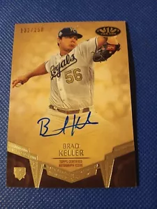 Tarjeta de novato Brad Keller Topps Tier One 2019 autografiada radiocontrol/250 #BA-BK - Imagen 1 de 2