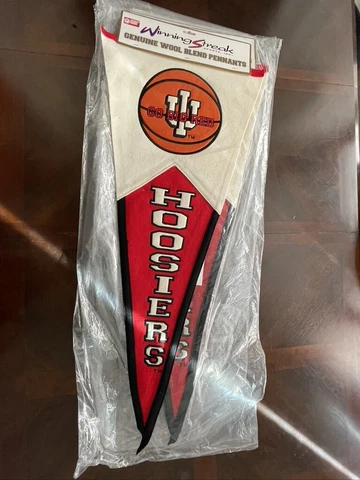 Winning Streak Wool Blend Pennant Indiana Hoosiers Basketball 40"x18 Cover