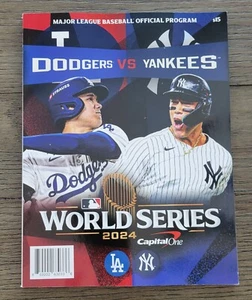 2024 World Series Program LOS ANGELES DODGERS vs NEW YORK YANKEES - NEW - Picture 1 of 4