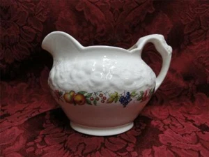 Crown Ducal Florentine Garden, Fruit: Creamer / Cream Pitcher, Crazing - Picture 1 of 3