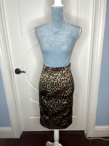 Falda guepardo Betsey Johnson nueva con etiquetas - Imagen 1 de 7