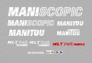 Manitou MLT 742 TURBO Maniscopic Abziehbild Set - Bild 1 von 1