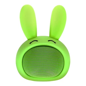 Altavoz Bluetooth Moxie Verde Luz Diseño Conejo 3W 3h Duración Batería - Zdjęcie 1 z 6