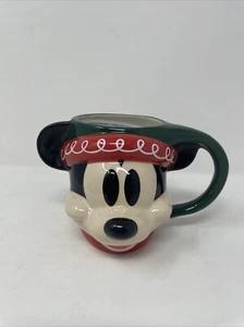 Disney Parks Christmas Santa Mickey Mouse Coffee Mug Holiday - NEW - Picture 1 of 4