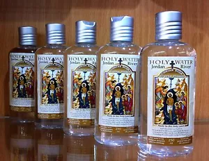 5 Flaschen Weihwasser aus Israel Jordan Fluss Heiliges Land Geschenk 250ml - Bild 1 von 3