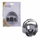 Appetito Plain Scone Cutters Cookie Presses Pastry Cuters 3 pcs Stainless Steel