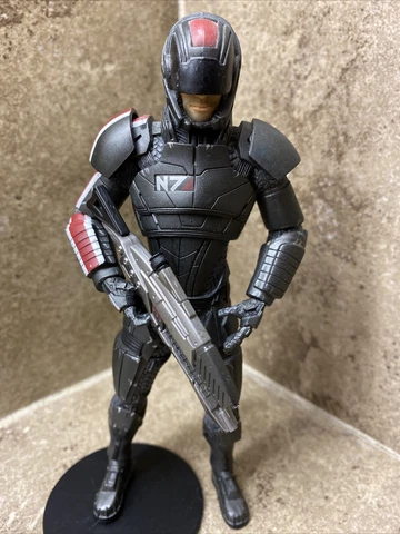🔥Big Fish Toys - Mass Effect Commander Shepard Action Figure RARE!🔥 Cover
