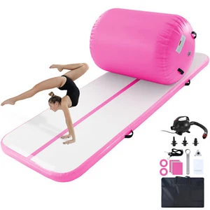 Uimoso 2 PCS Air Track Set Inflatable Tumbling Gymnastics Gym Mat with Pump - Picture 1 of 12