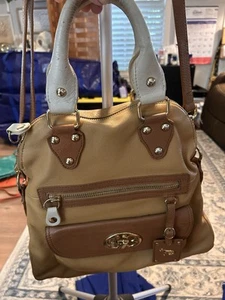 emma fox leather handbag Color block Leather Converts From Shoulder To Crossbody - Picture 1 of 10