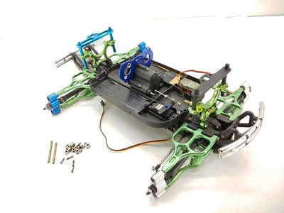 *RARO* Chasis deslizante de rodillos Traxxas E-Maxx de doble motor aluminio mejorado con servicio Foto 1 de 4