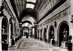 Cartolina fotografica reale RPPC Nuova Ala in Scultura Museo Città del Vaticano - Foto 1 di 2