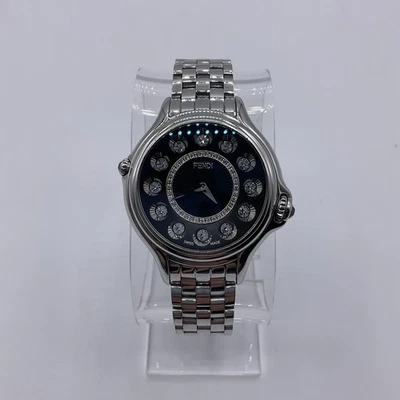 Reloj para mujer Fendi Crazy Carats gemas giratorias 38 mm esfera negra F107031000D2T05 Foto 1 de 4