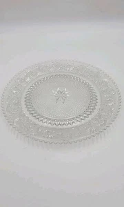 Deviled Eier Tablett Klarglas Servierplatte 12" Indiana Sandwich Sägezahn Vintage - Bild 1 von 9
