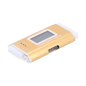 Power Supply Tester Computer 20Pin ATX Digital LCD Display Gold Interface CB - Bild 1 von 22