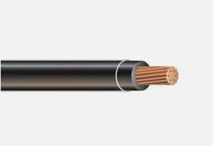 100 ft 1/0 AWG Southwire THHN THWN-2 Stranded Copper Building Wire 600V Black! - Picture 1 of 2