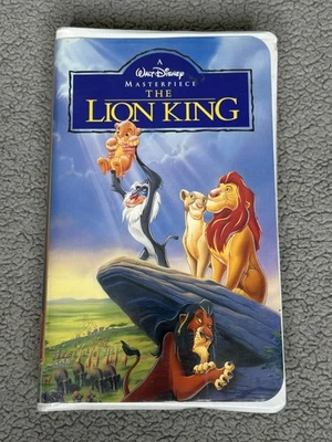 Vintage The Lion King VHS Walt Disney Masterpiece 1995 Animated Movie Rare Tape - Image 1 of 4
