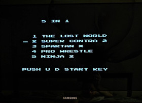 Vintage Video Game cartridge from 1990's for 8 bit consoles Famicom,Dendy,Pegas