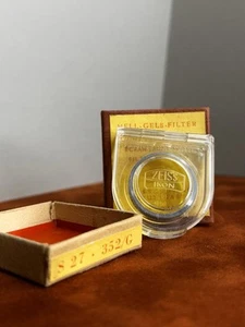 Zeiss Ikon S27 352/G 2x Gelb Vintage Filter Original USA Verkäufer New Old Stock - Bild 1 von 7