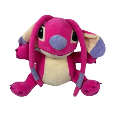 Disney Lilo & Stitch Angel Peluche Rosa Juguete 15" Experimento 624 Foto 1 de 4