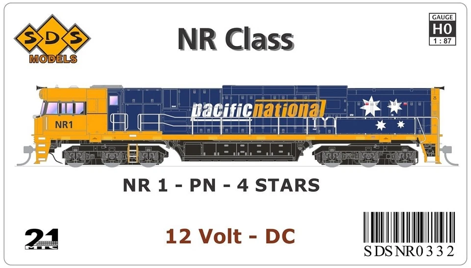 SDS Models NR Class Locomotive NR1 PN 4 stars DC, on SALE ** - image 1 of 1