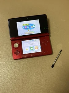 Nintendo 3DS Console Red CTR-001 Japan Tested Working - Picture 1 of 14